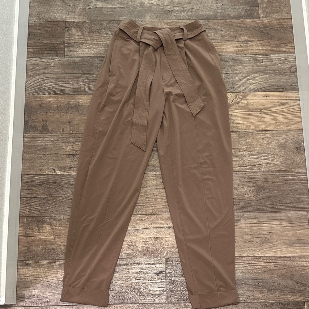 Athleta trouser Brown Tie-Waist Pants